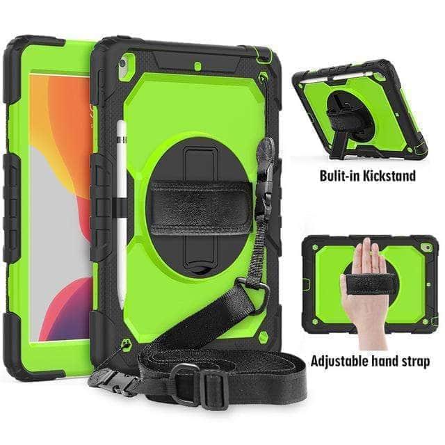 CaseBuddy Casebuddy A10 iPad 10.2 2019/2020 (iPad 7/8) 360 Rotating Protective Case Strap
