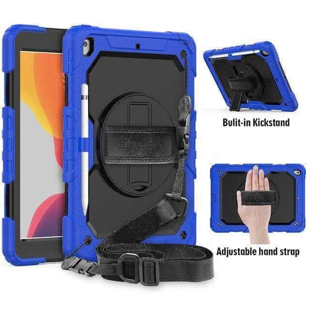 CaseBuddy Casebuddy A8 iPad 10.2 2019/2020 (iPad 7/8) 360 Rotating Protective Case Strap