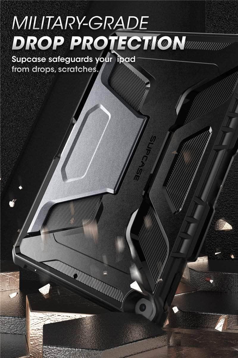 CaseBuddy Australia Casebuddy iPad 10.2 SUPCASE UB Slim Rubber Cover Built-in Apple Pencil Holder