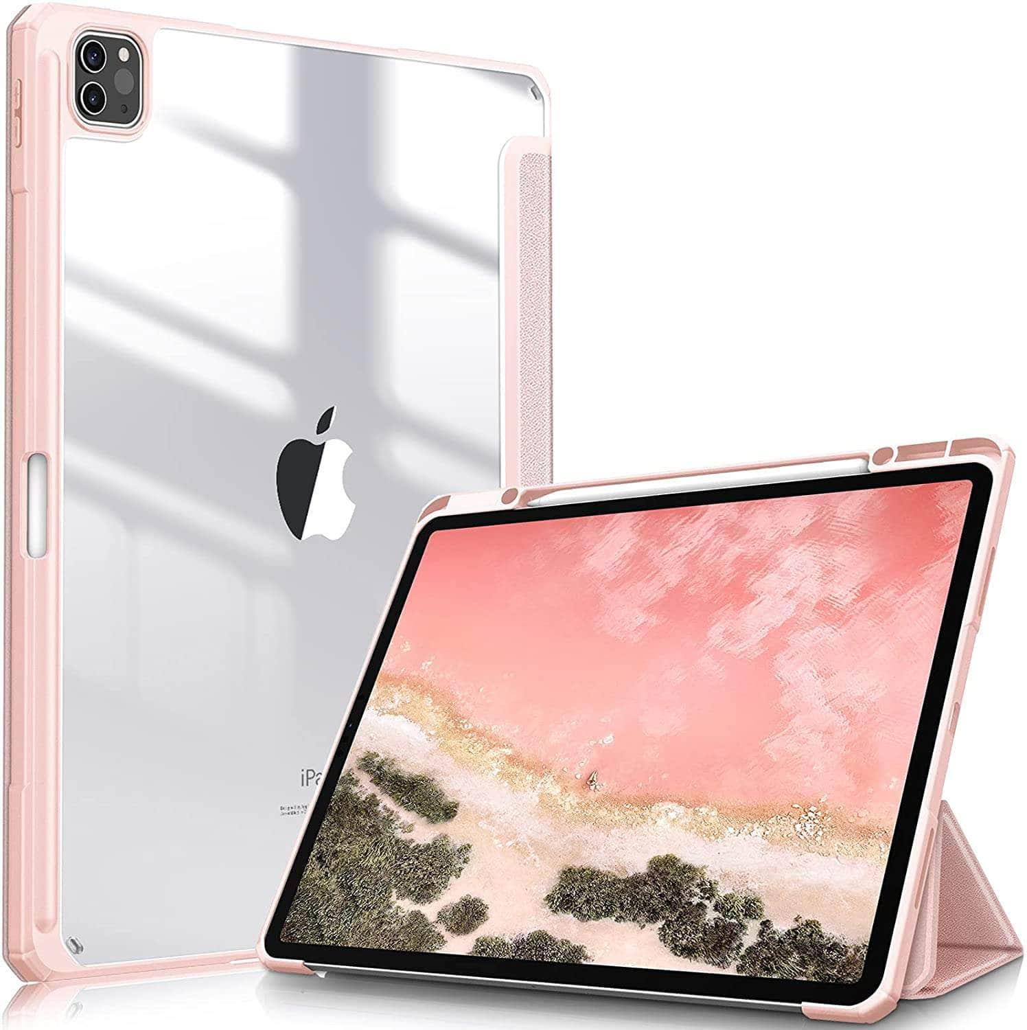 Casebuddy pink / iPad 10th 10.9 2022 iPad 10 2022 Apple Pencil Holder Charging Cover
