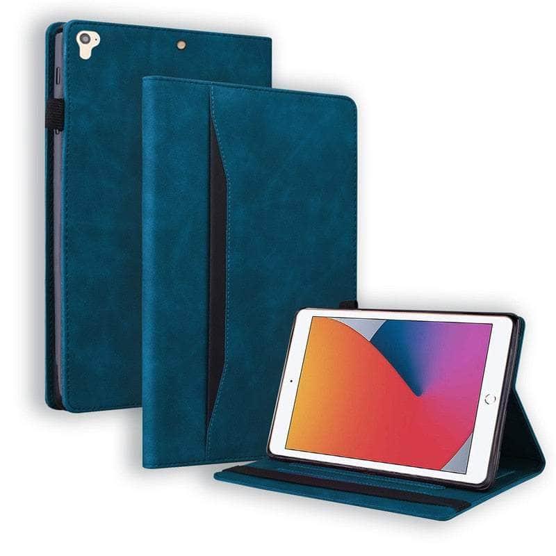 Casebuddy blue / iPad 2022 10th Gen iPad 10 2022 Luxury Leather Wallet Case