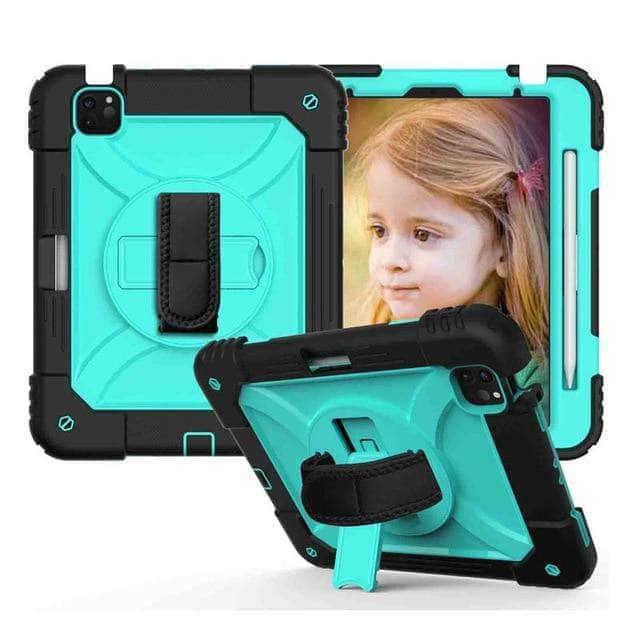 CaseBuddy Australia Casebuddy 4 iPad Air 4 10.9 Case 2020 Hybrid 3 Layers Armor Kids Shockproof Case