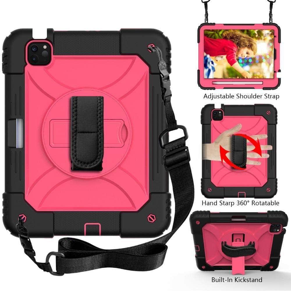 CaseBuddy Australia Casebuddy iPad Air 4 10.9 Case 2020 Hybrid 3 Layers Armor Kids Shockproof Case