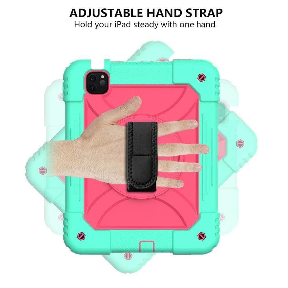 CaseBuddy Australia Casebuddy iPad Air 4 10.9 Case 2020 Hybrid 3 Layers Armor Kids Shockproof Case