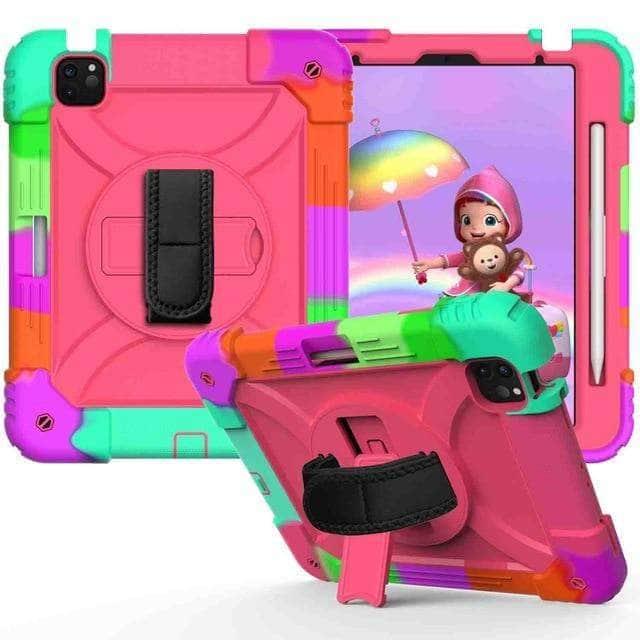 CaseBuddy Australia Casebuddy 10 iPad Air 4 10.9 Case 2020 Hybrid 3 Layers Armor Kids Shockproof Case