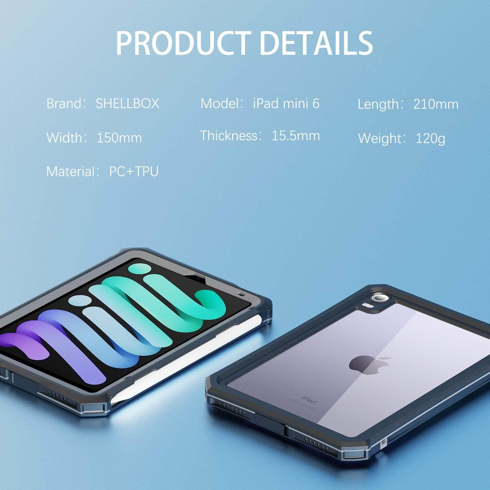 CaseBuddy Australia Casebuddy iPad Mini 6 2021 Waterproof Shockproof Case