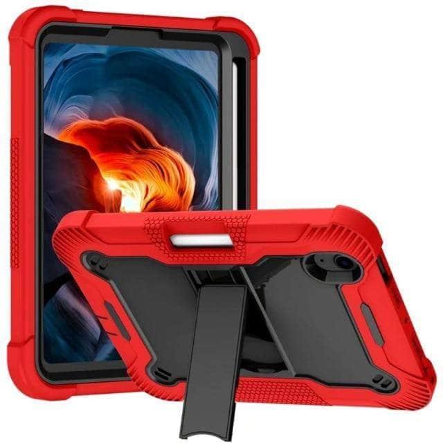 CaseBuddy Australia Casebuddy Reddish black iPad Mini 6 Lightweight Slim Protective Shockproof Case