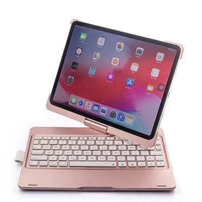 iPad Pro 11 2018 360 Rotation Bluetooth Wireless Backlit Keyboard Case A1980 - CaseBuddy