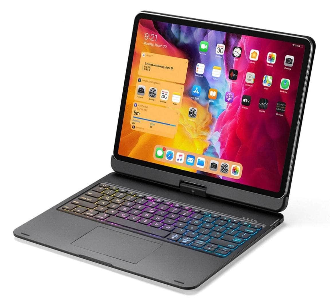 Casebuddy iPad Pro 11 2022 / English iPad Pro 11 2022 Magic 360° Rotatable Backlit Keyboard Case