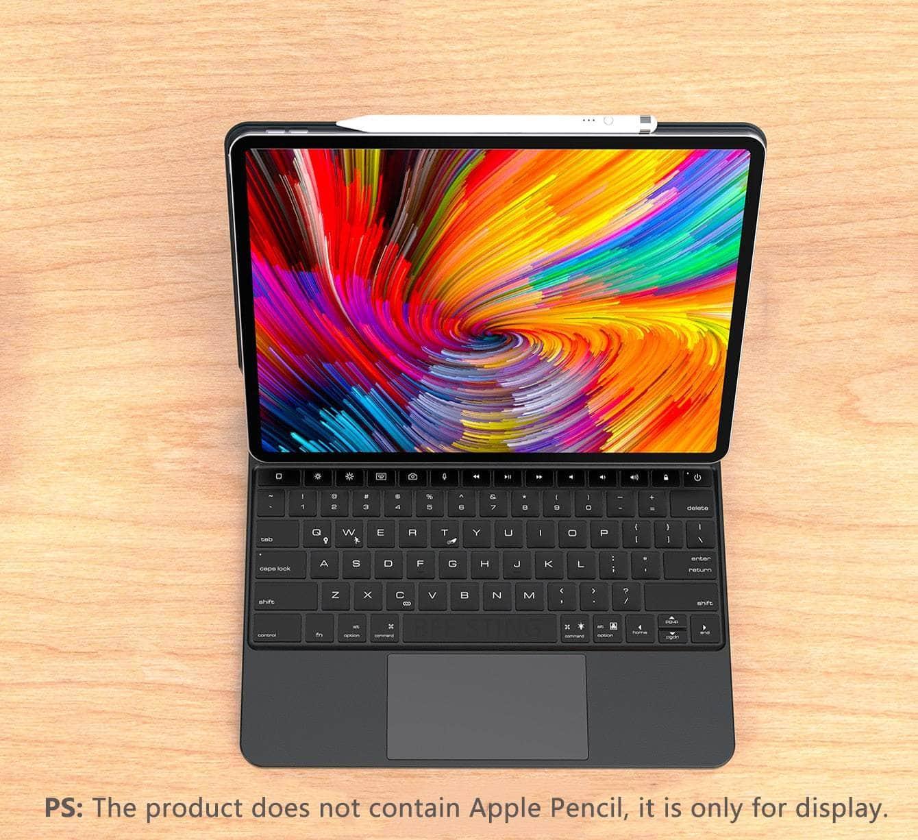 Casebuddy iPad Pro 11 2022 / English iPad Pro 11 2022 Magic 360° Rotatable Backlit Keyboard Case