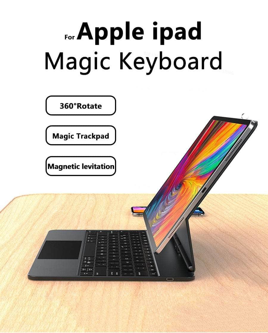 Casebuddy iPad Pro 11 2022 / English iPad Pro 11 2022 Magic 360° Rotatable Backlit Keyboard Case