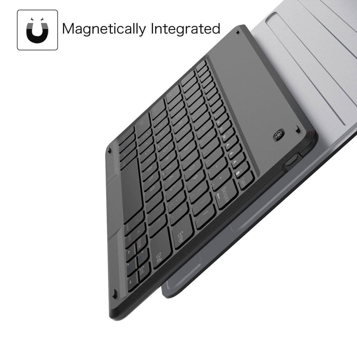 iPad Pro 12.9 2018 Keyboard Tablet Case Pencil Holder Leather Smart Cover A1876 A2014 A1895 A1983 - CaseBuddy