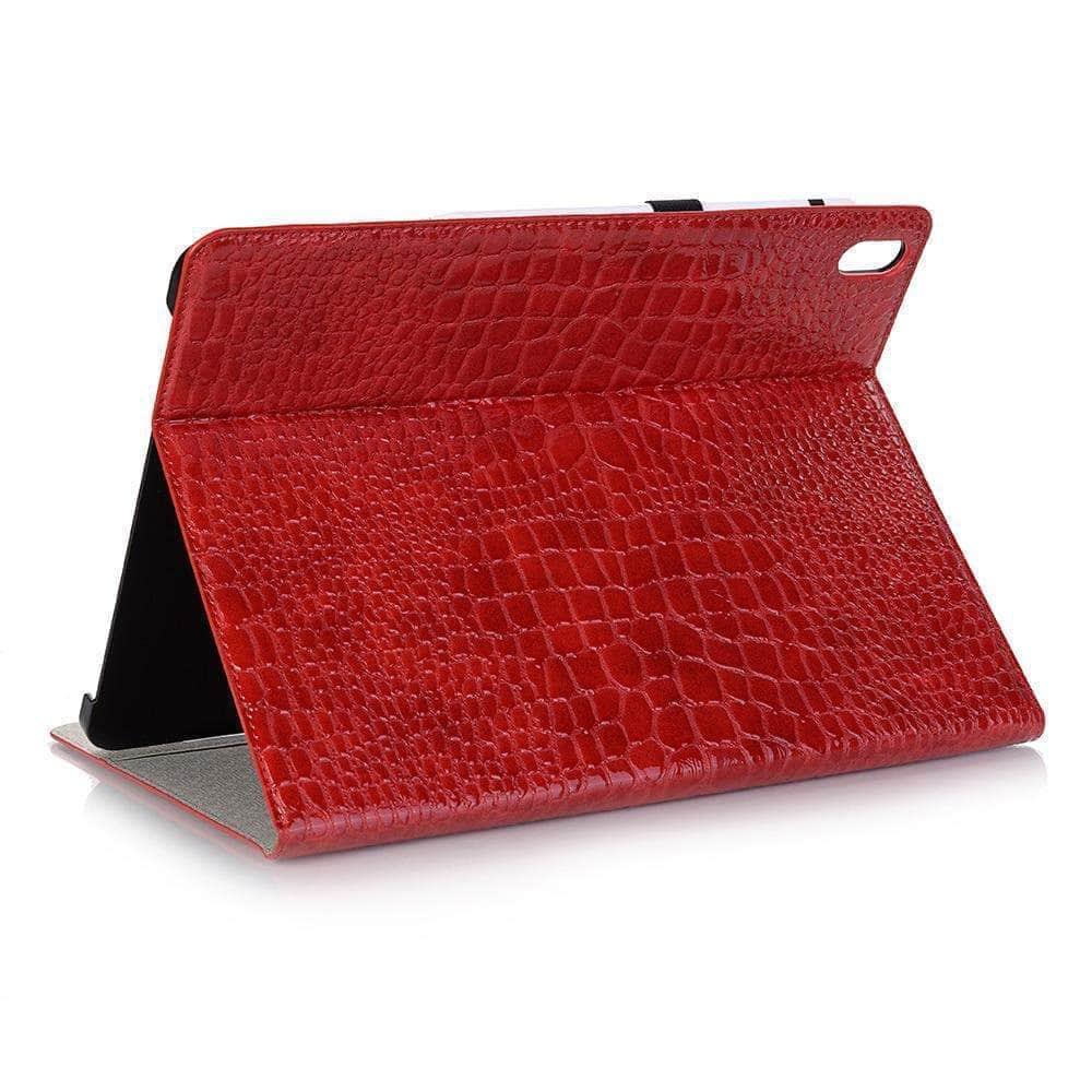 CaseBuddy Australia Casebuddy iPad Pro 12.9 2020 Premium PU Leather Crocodile Pattern Smart Case