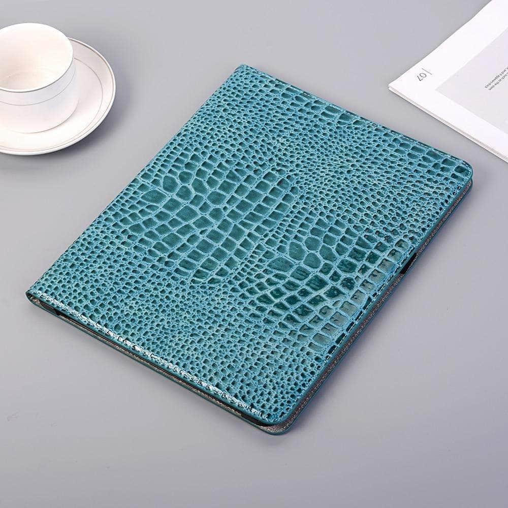 CaseBuddy Australia Casebuddy iPad Pro 12.9 2020 Premium PU Leather Crocodile Pattern Smart Case