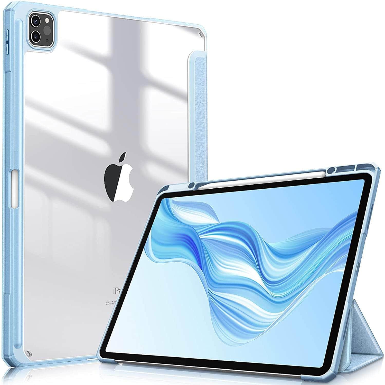 Casebuddy light blue / iPad Pro 12.9 2022 iPad Pro 12.9 2022 Apple Pencil Holder Charging Cover