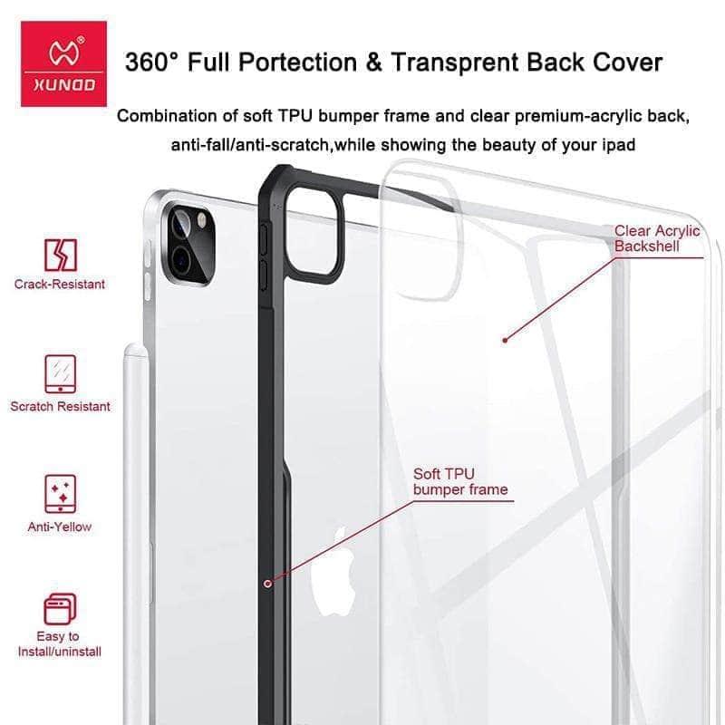 CaseBuddy Australia Casebuddy iPad Pro 2021 Xundd Airbag Shockproof Back Transparent Cover