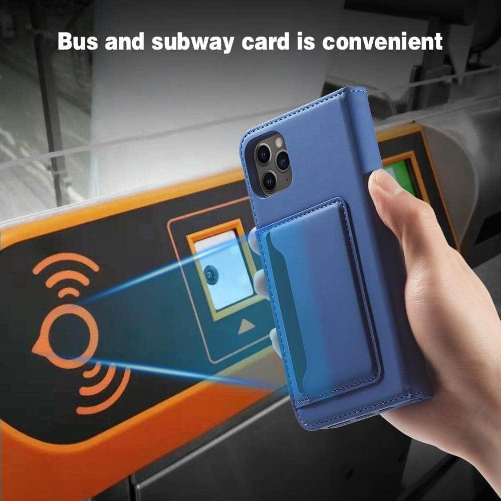 CaseBuddy Australia Casebuddy iPhone 12 11 Mini Pro Max Flip Case Thin Magnetic Card Holder