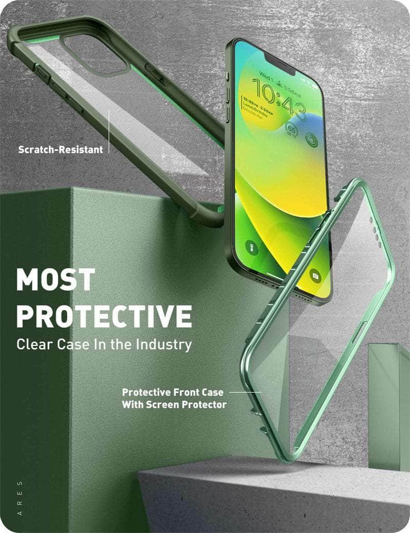 Casebuddy Black / PC + TPU iPhone 14 I-BLASON Ares Dual Layer Rugged Case