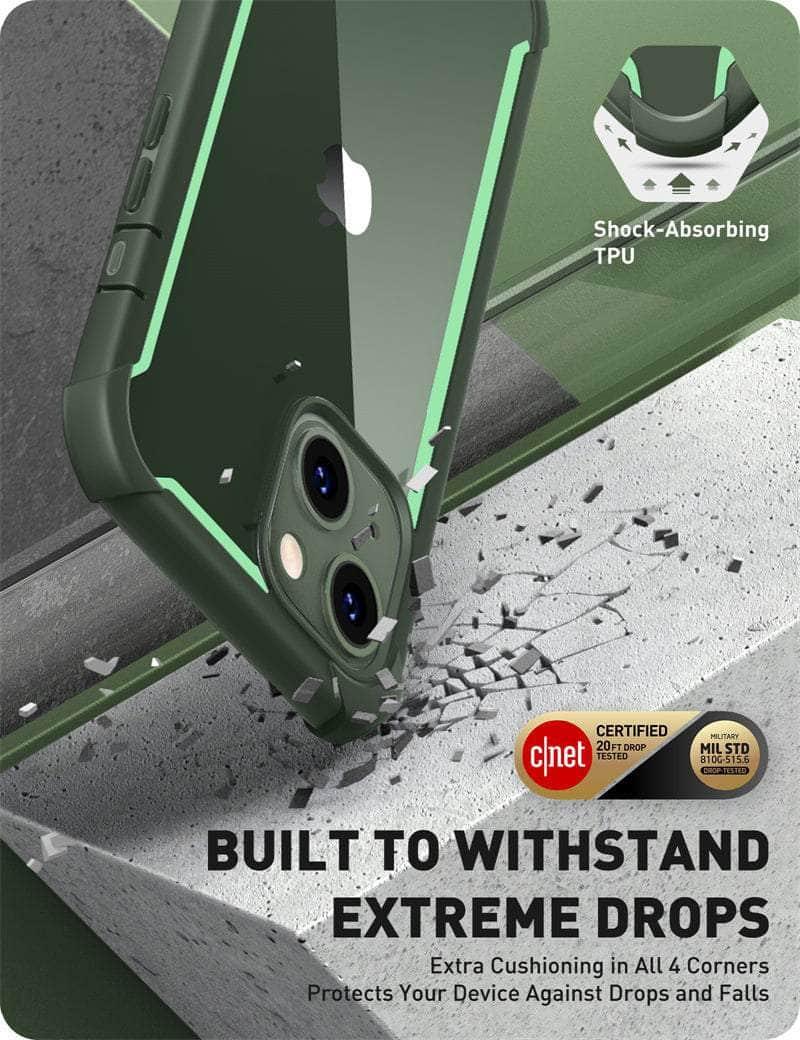 Casebuddy Black / PC + TPU iPhone 14 I-BLASON Ares Dual Layer Rugged Case