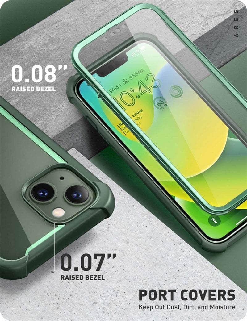 Casebuddy Black / PC + TPU iPhone 14 I-BLASON Ares Dual Layer Rugged Case