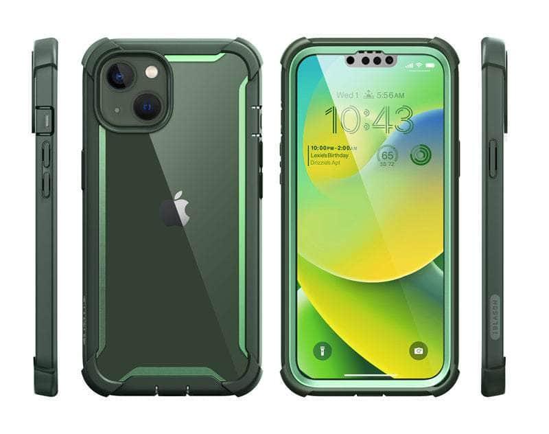 Casebuddy Black / PC + TPU iPhone 14 I-BLASON Ares Dual Layer Rugged Case