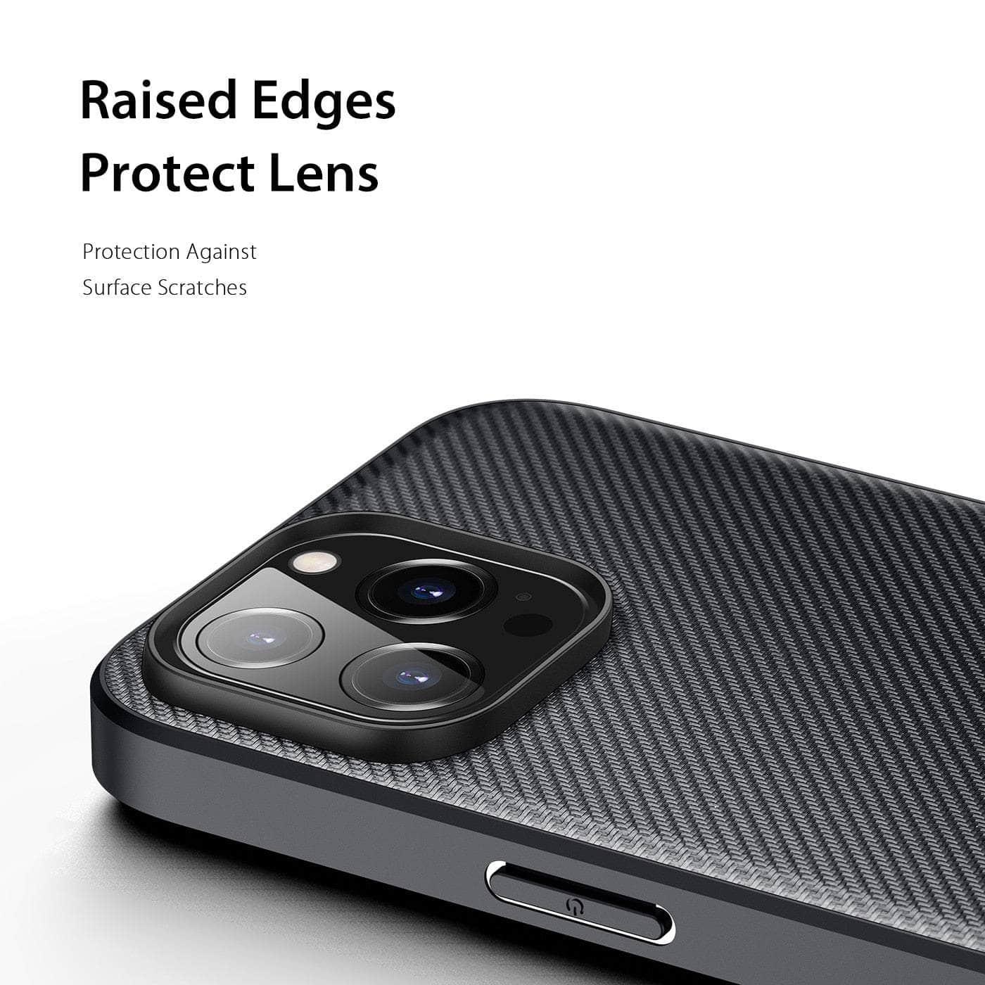 Casebuddy iPhone 14 Max DUX DUCIS Woven Fabric Slim Back Case