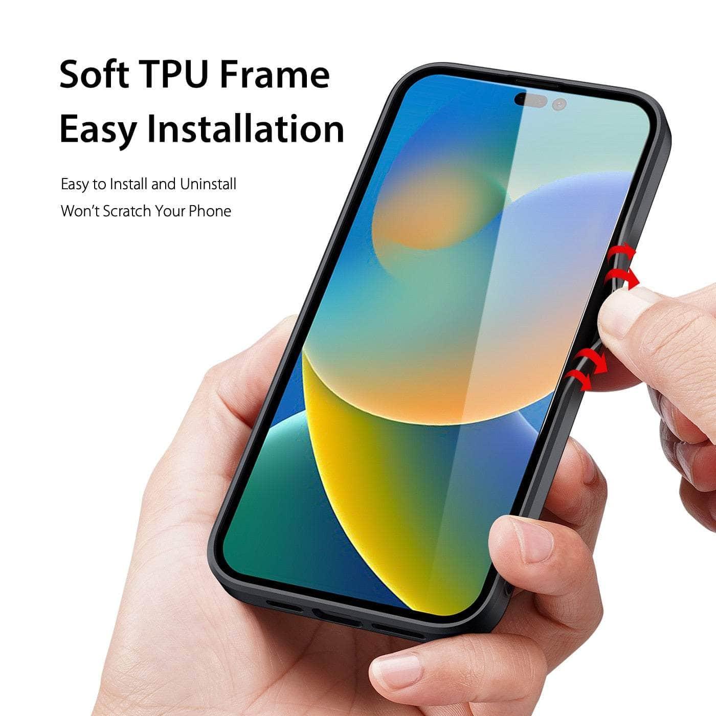 Casebuddy iPhone 14 Max DUX DUCIS Woven Fabric Slim Back Case