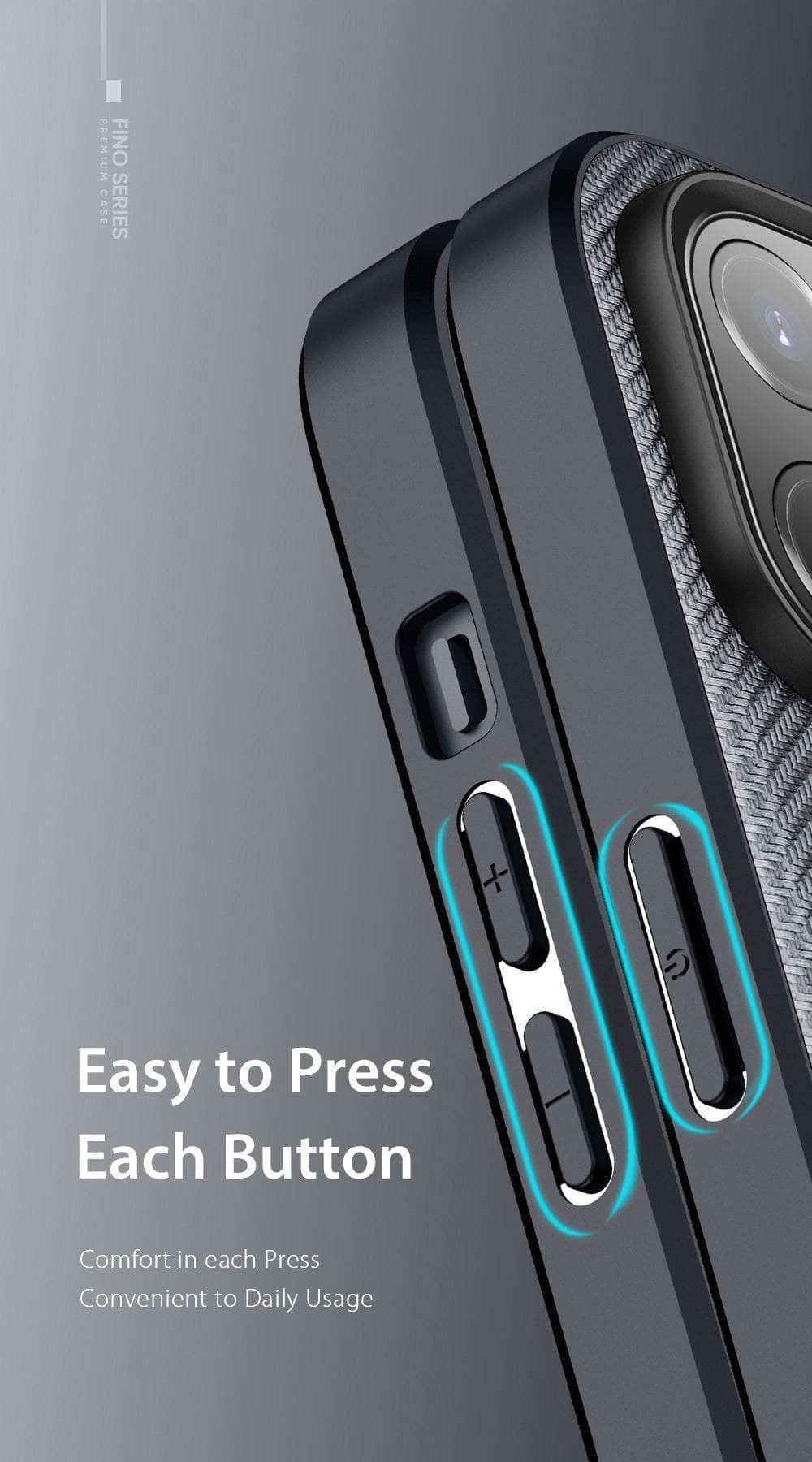 Casebuddy iPhone 14 Pro DUX DUCIS Woven Fabric Slim Back Case