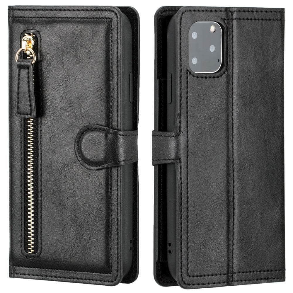 Casebuddy iPhone 14 Pro Leather Wallet Book Case