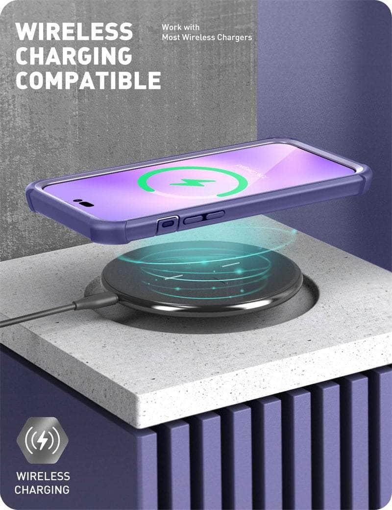 Casebuddy Black / PC + TPU iPhone 14 Pro Max I-BLASON Ares Dual Layer Rugged Case