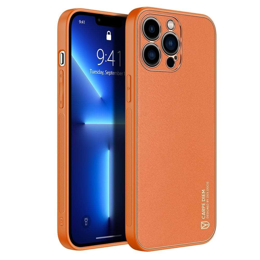 Casebuddy Orange / For Iphone 14 Pro iPhone 14 Pro Ultra-thin Plating Back Case