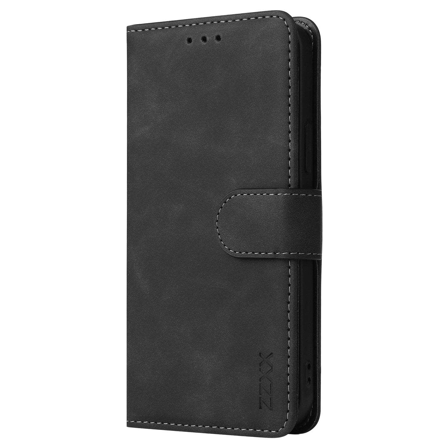 Casebuddy Black / iPhone 14 Pro iPhone 14 Pro Wallet Leather Case