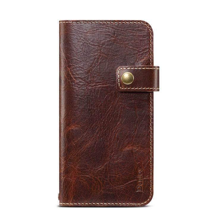iPhone SE 2020 Real Leather Luxury Wallet Case - CaseBuddy