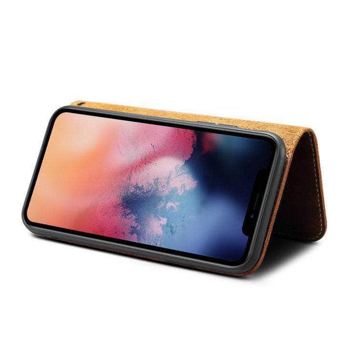 iPhone SE 2020 Real Leather Luxury Wallet Case - CaseBuddy