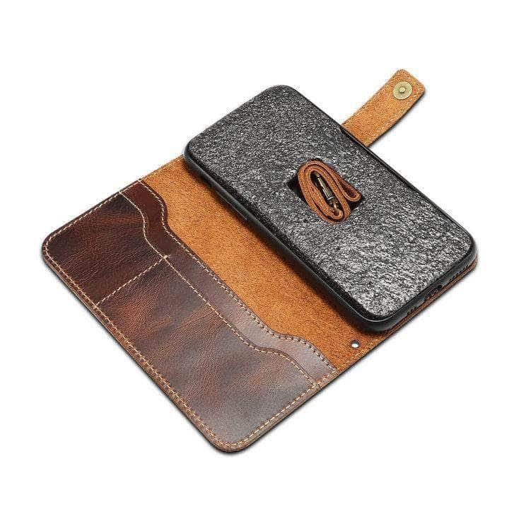 iPhone SE 2020 Real Leather Luxury Wallet Case - CaseBuddy