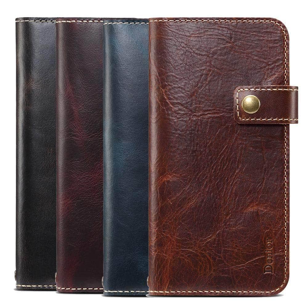 iPhone SE 2020 Real Leather Luxury Wallet Case - CaseBuddy