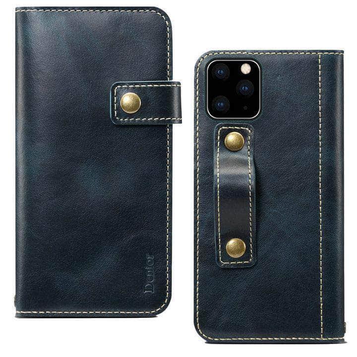 iPhone SE 2020 Real Leather Luxury Wallet Case - CaseBuddy