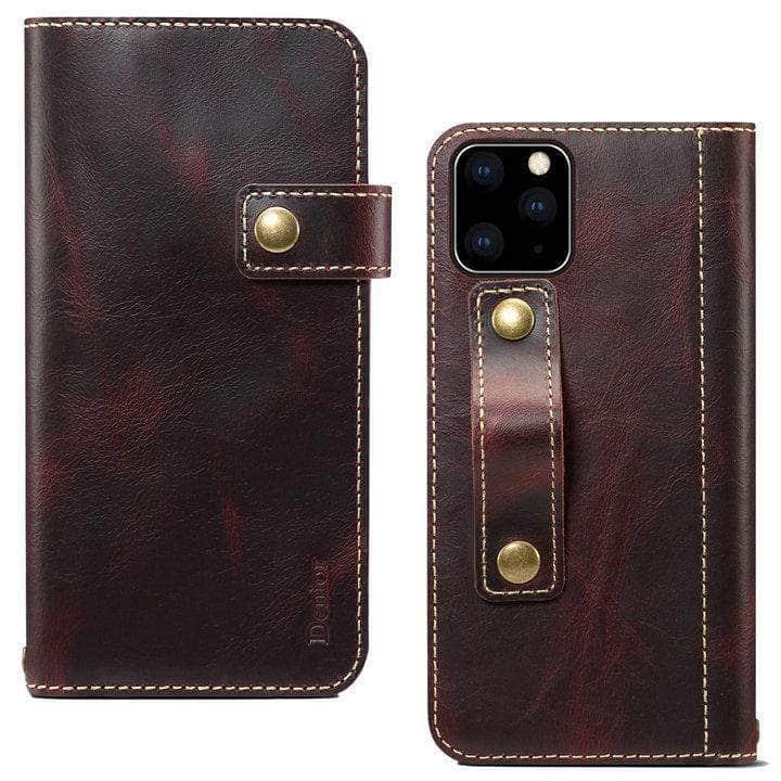 iPhone SE 2020 Real Leather Luxury Wallet Case - CaseBuddy