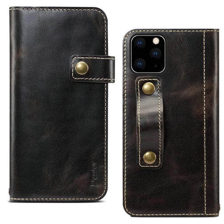 iPhone SE 2020 Real Leather Luxury Wallet Case - CaseBuddy