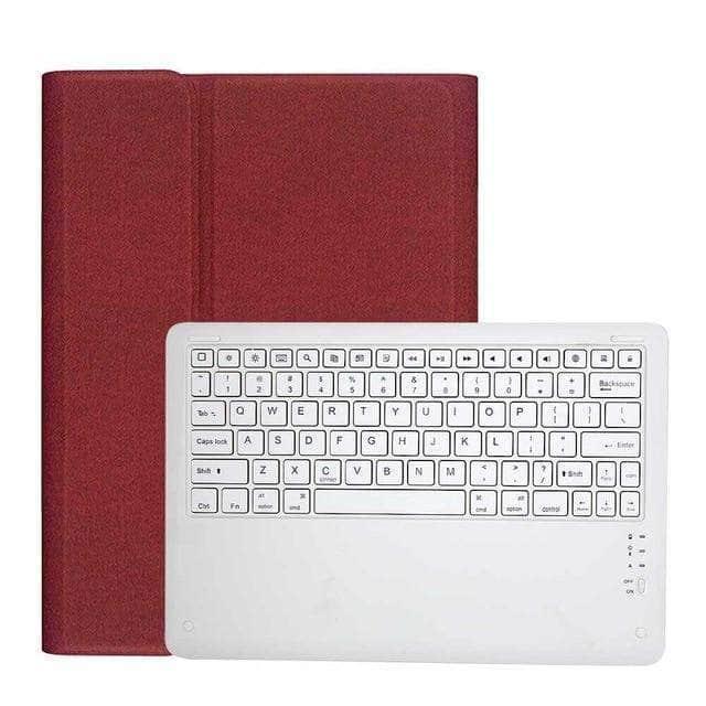 Keyboard Case Protect Shell iPad Pro 12.9 2020 Flip Folio Stand With Pen Holder - CaseBuddy