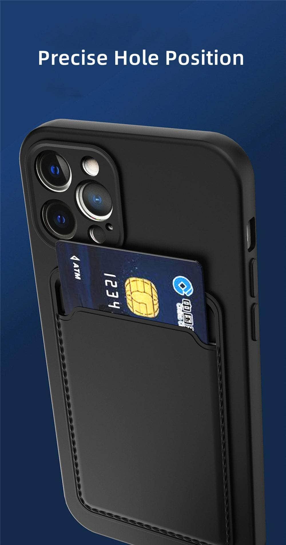 Casebuddy Liquid Silicone iPhone 14 Max Wallet Case