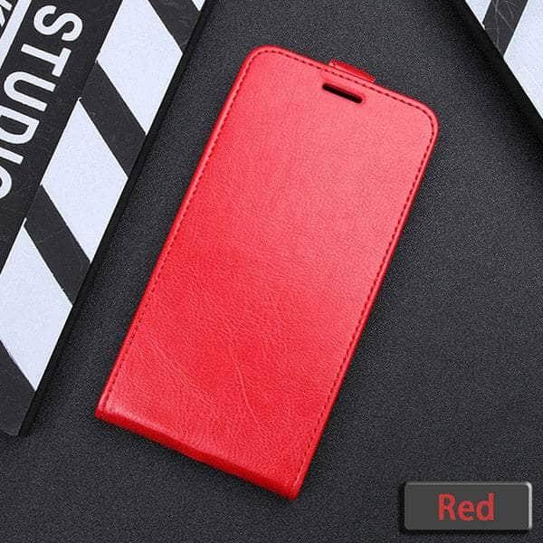 CaseBuddy Australia Casebuddy For S22 Plus / Red Luxury Flip Leather Wallet Samsung S22 Plus Case
