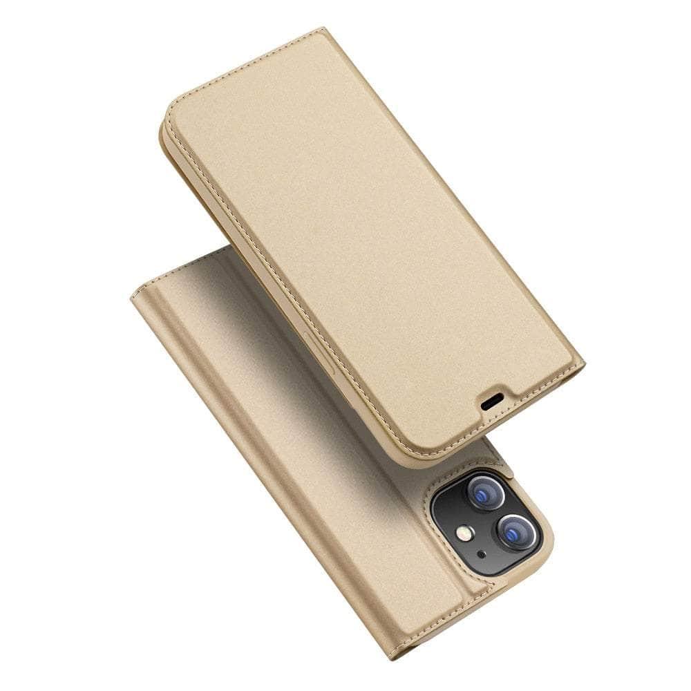Casebuddy Gold / For Iphone 14 Plus Luxury Magnetic iPhone 14 Plus Leather Flip Wallet