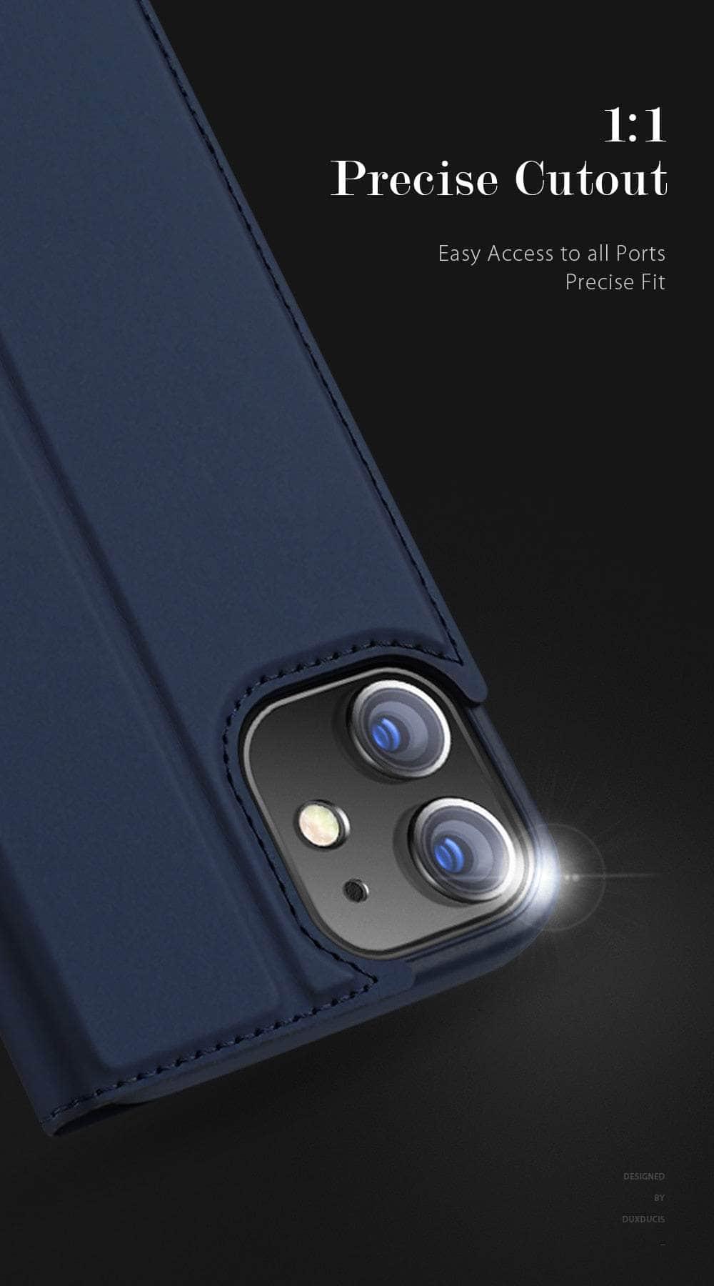 Casebuddy Luxury Magnetic iPhone 14 Pro Leather Flip Wallet