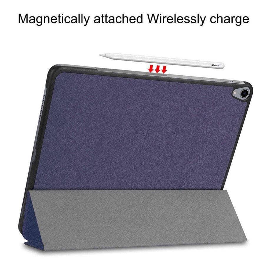 Magnetic Case iPad Pro 12.9 2018 (3th Gen) Leather Look Flip Auto Sleep/Wake