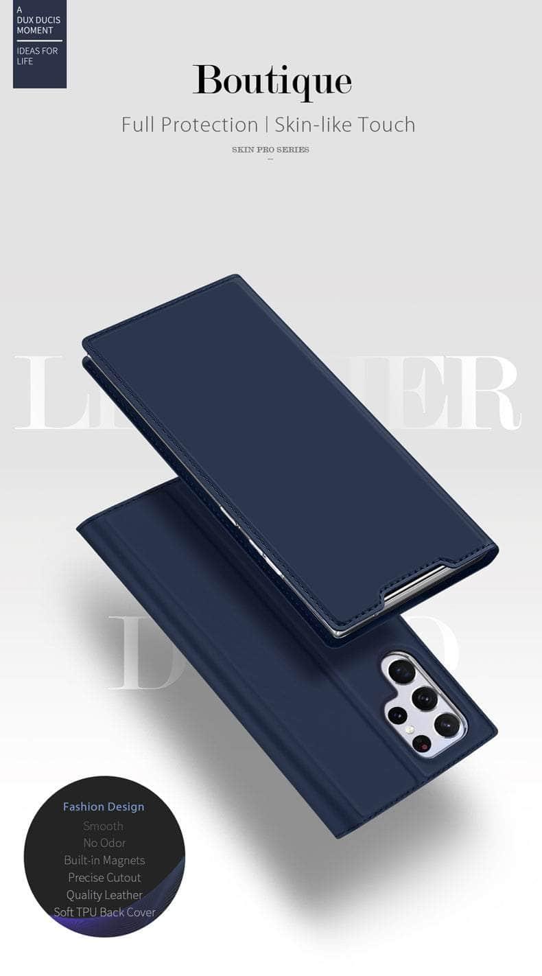 CaseBuddy Australia Magnetic Leather Flip Wallet Galaxy S22 Plus Case