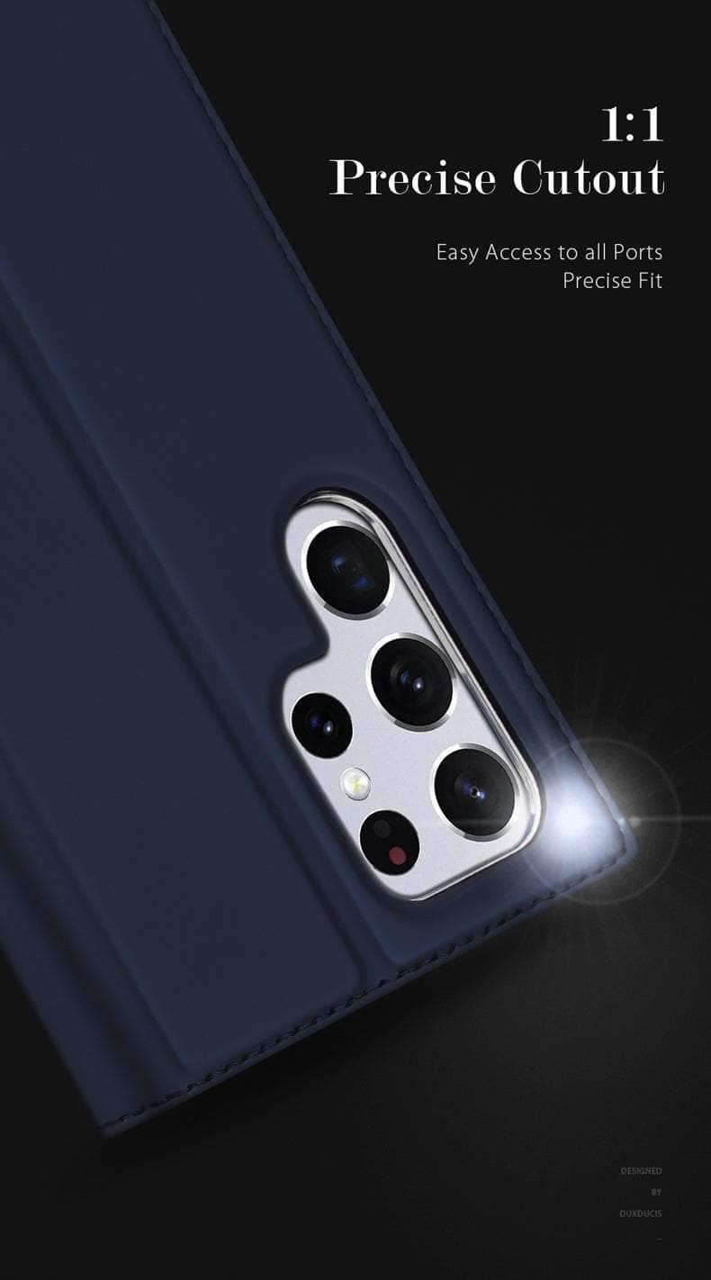 CaseBuddy Australia Magnetic Leather Flip Wallet Galaxy S22 Plus Case
