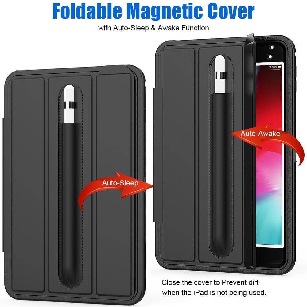 Magnetic Smart Sleep Awake Trifold Cover Case iPad Mini 5 2019 A2133 - CaseBuddy