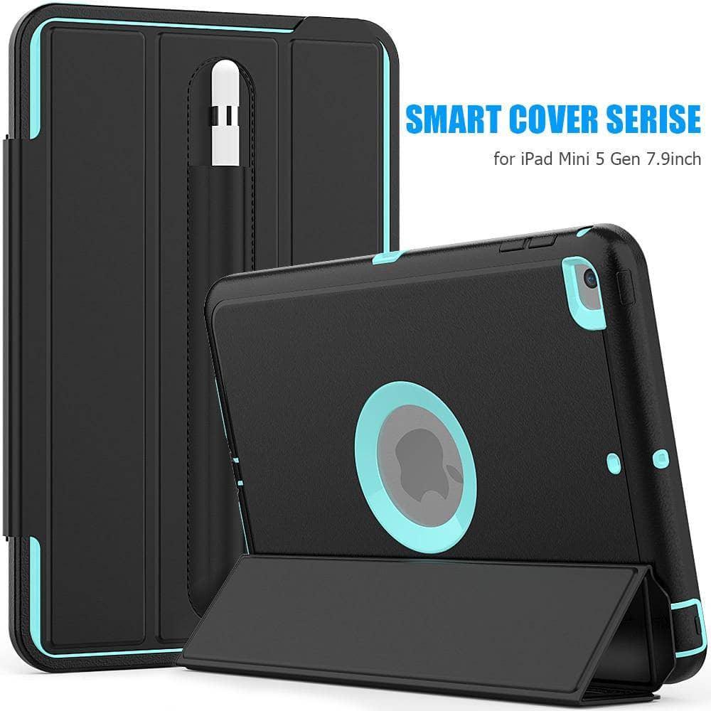 Magnetic Smart Sleep Awake Trifold Cover Case iPad Mini 5 2019 A2133 - CaseBuddy