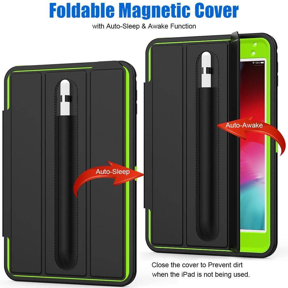 Magnetic Smart Sleep Awake Trifold Cover Case iPad Mini 5 2019 A2133 - CaseBuddy